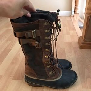 Sorel Conquest Carly Tall lace Boots